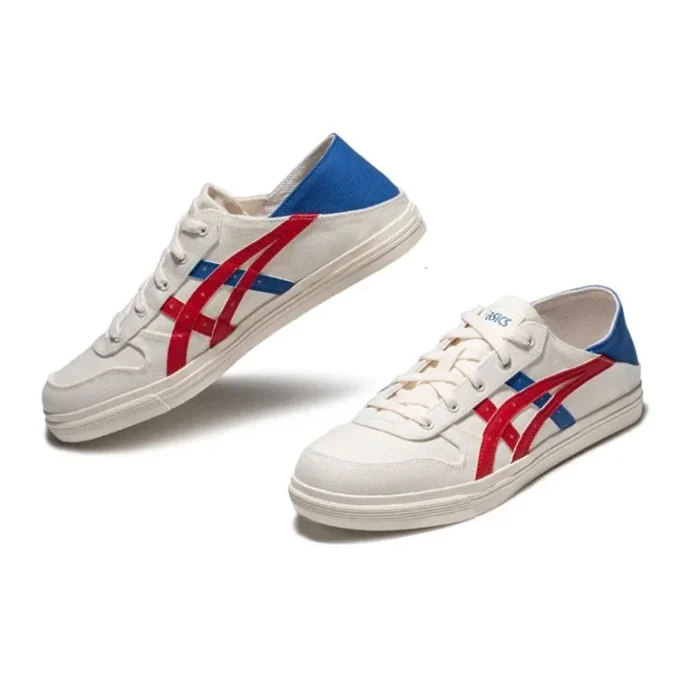 Aaron Slip-On „White Red Blue“