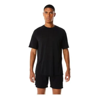 Actibreeze Jacquard Kurzarm-T-Shirt «Black»