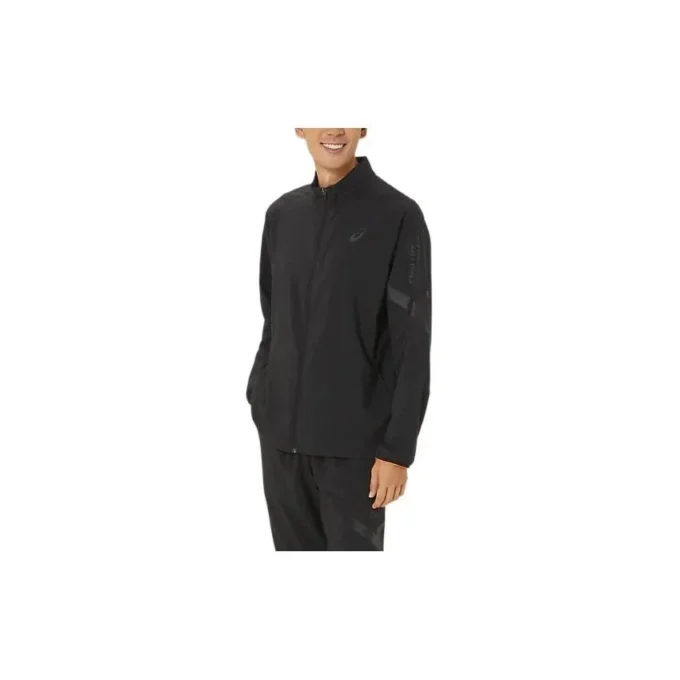 Asics A-I-M Cool Stretch Sommer-Webjacke «Performance Black»