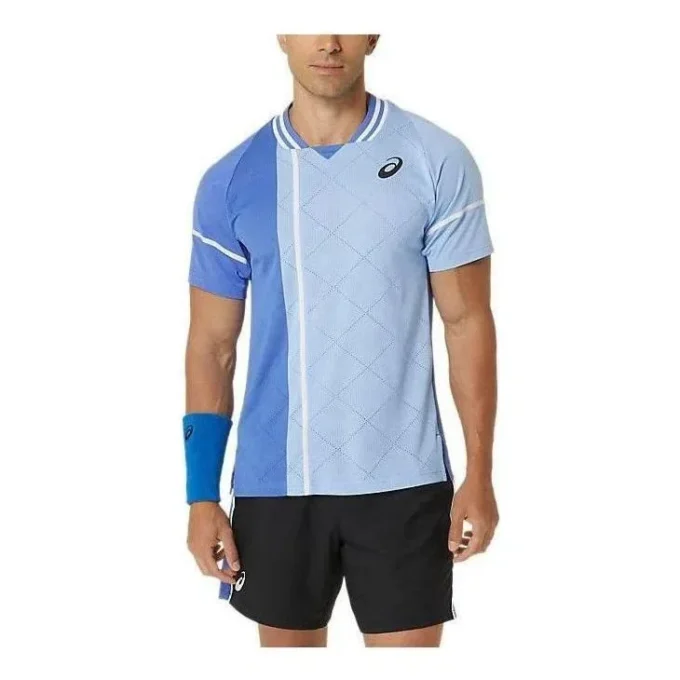 Asics Match Actibreeze Kurzarm-Oberteil «Sapphire»