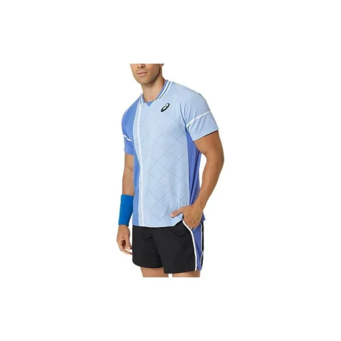 Asics Match Actibreeze Kurzarm-Oberteil «Sapphire»