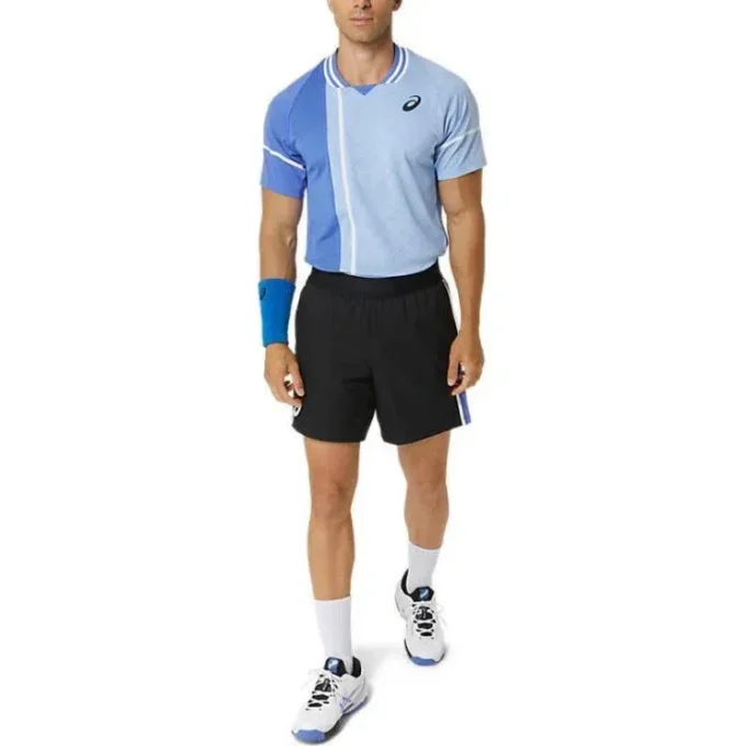 Asics Match Actibreeze Kurzarm-Oberteil «Sapphire»