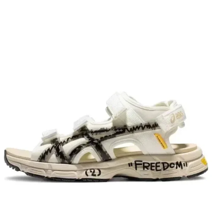 Asics x Trouble Smile Kahana Sd2 Sandalen «White Black Beige»