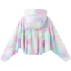 Bunte Jacke mit Fledermausärmeln „Multi-Color“