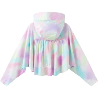 Bunte Jacke mit Fledermausärmeln „Multi-Color“