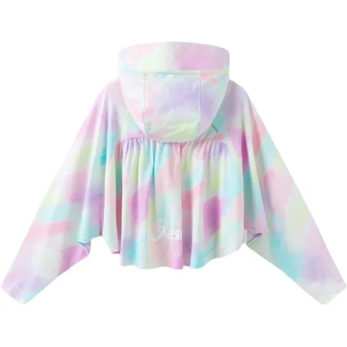 Bunte Jacke mit Fledermausärmeln „Multi-Color“