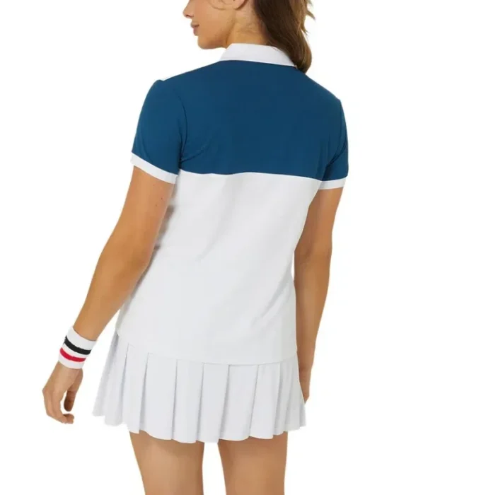 Classic Polo Shirt „White Blue“