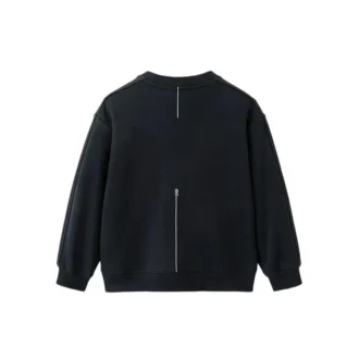 Color-Block-Pullover „Black Beige“