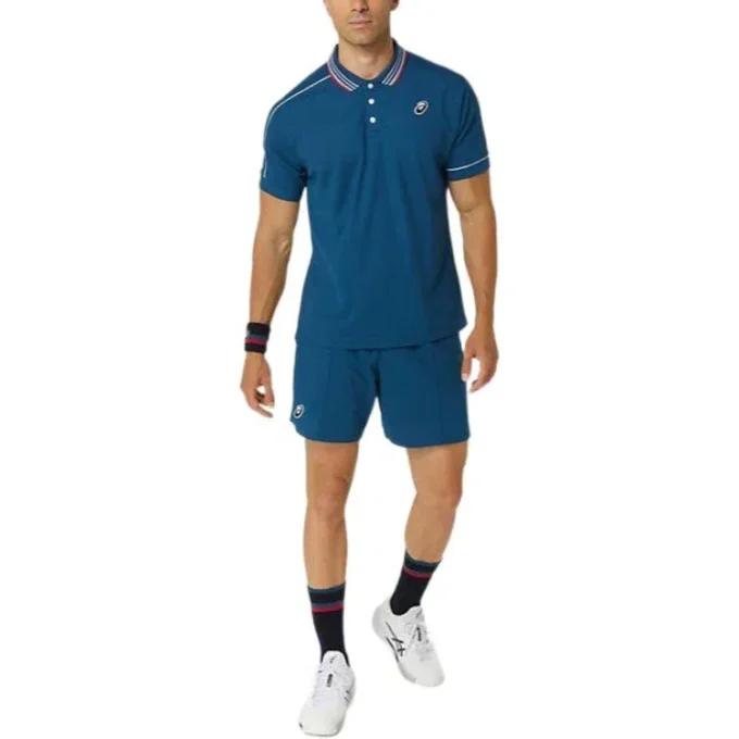 Court Color Block Shorts „Light Indigo“