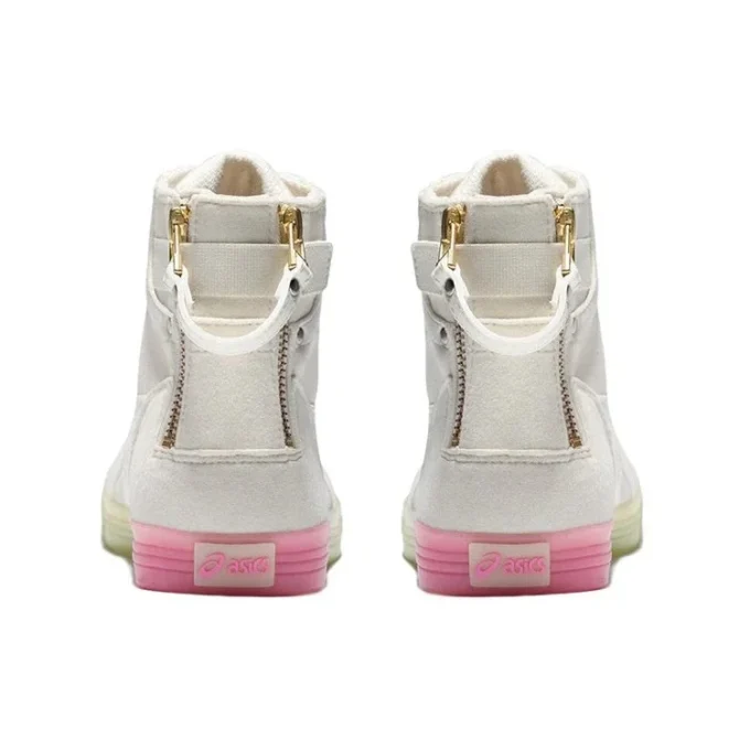 Double Clutch Milk White Retro Casual High Board Schuh «White Pink»