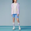 Farbenfrohe Logo-Jacke «Purple»