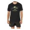 Fujitrail Lauf-T-Shirt „Black Green“