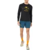 Fujitrail Logo Langarm-T-Shirt «Black Yellow»