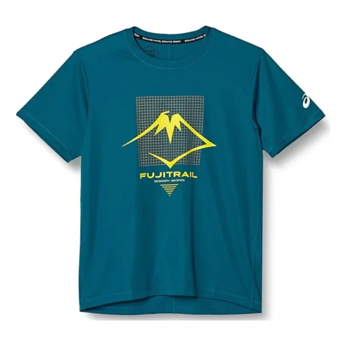 Fujitrail Logo SS Oberteil «Ink Teal»