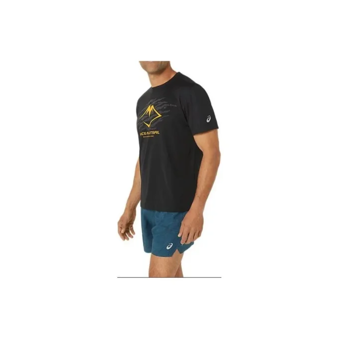 Fujitrail Logo T-Shirt „Black Yellow“