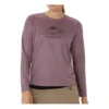 Fujitral Logo Langarm-T-Shirt «Dusty Mauve»