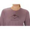 Fujitral Logo Langarm-T-Shirt «Dusty Mauve»