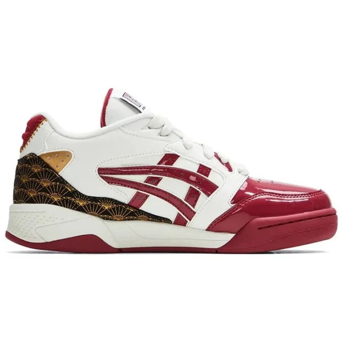 Gel-Fuse Basketballschuhe «Weiss Rot»