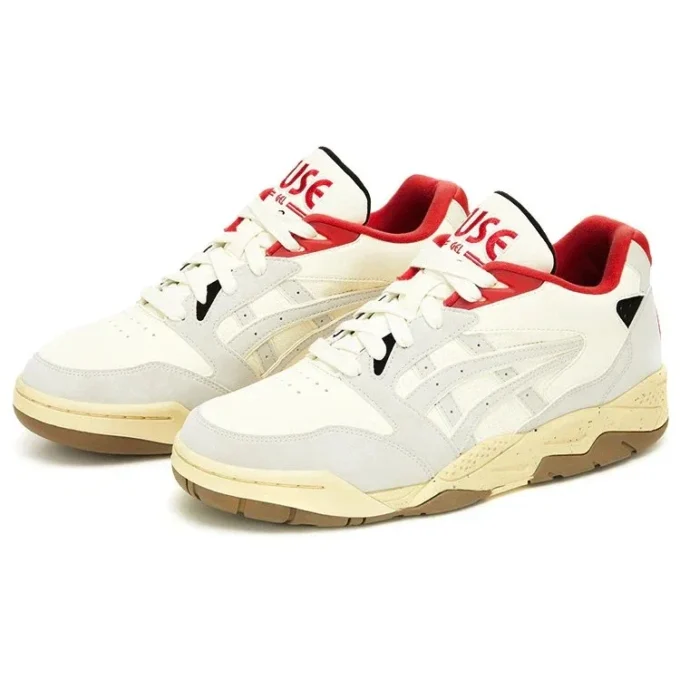Gel-Fuse Kigo Basketballschuhe «White Beige Red»