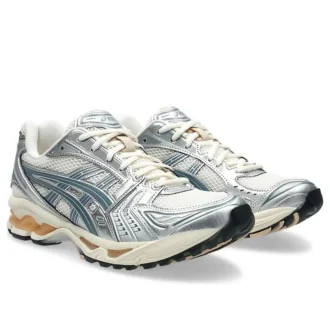 Gel-Kayano 14 „Birch Pure Silver Teal Gold“