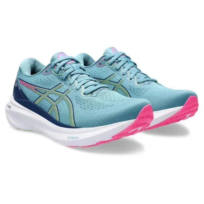 Gel-Kayano 30 «Gris Blue Lime Green»
