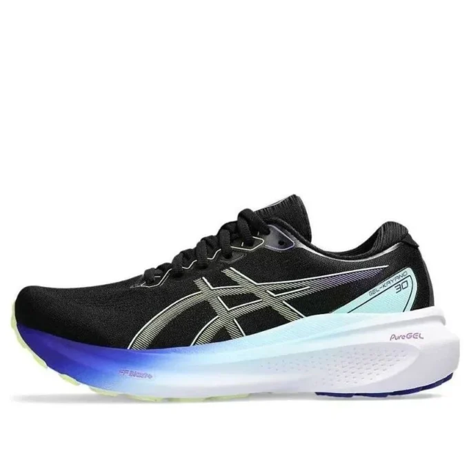 Gel-Kayano 30 «Schwarz Blau Leuchtend Gelb»