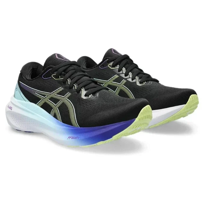 Gel-Kayano 30 «Schwarz Blau Leuchtend Gelb»