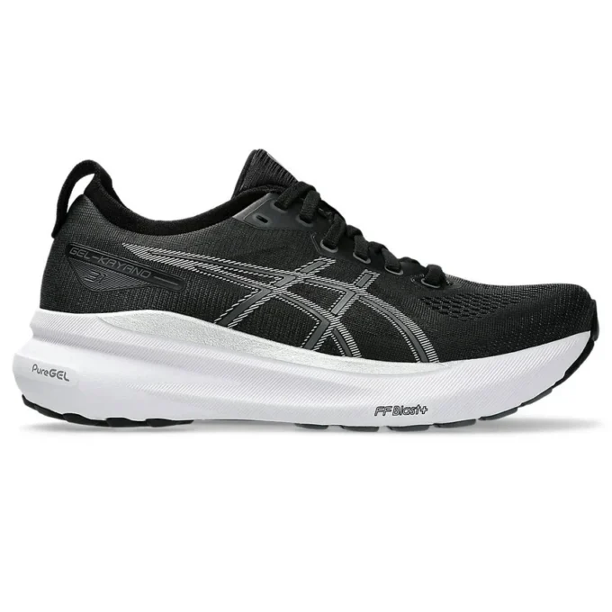 Gel-Kayano 31 Wide Sneakers «Black Pure Silver»