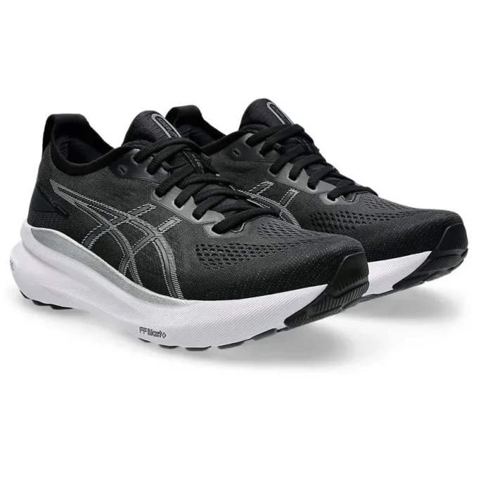 Gel-Kayano 31 Wide Sneakers «Black Pure Silver»