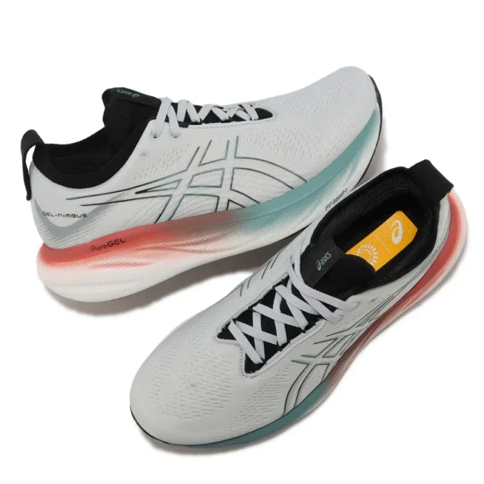Gel-Nimbus 25 Schuhe «Grey White Black»