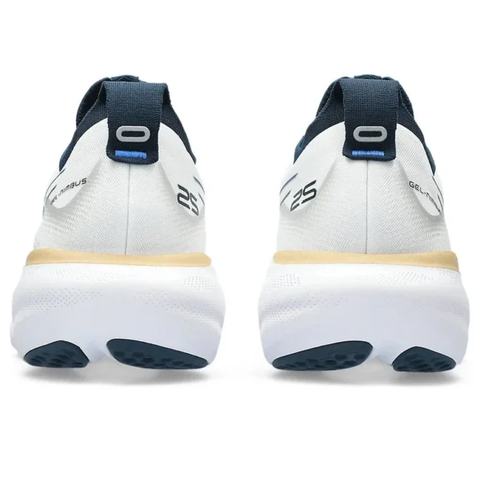 Gel-Nimbus 25 Schuhe «White Illusion Blue»