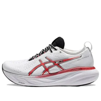 Gel-Nimbus 25 «White Classic Red»