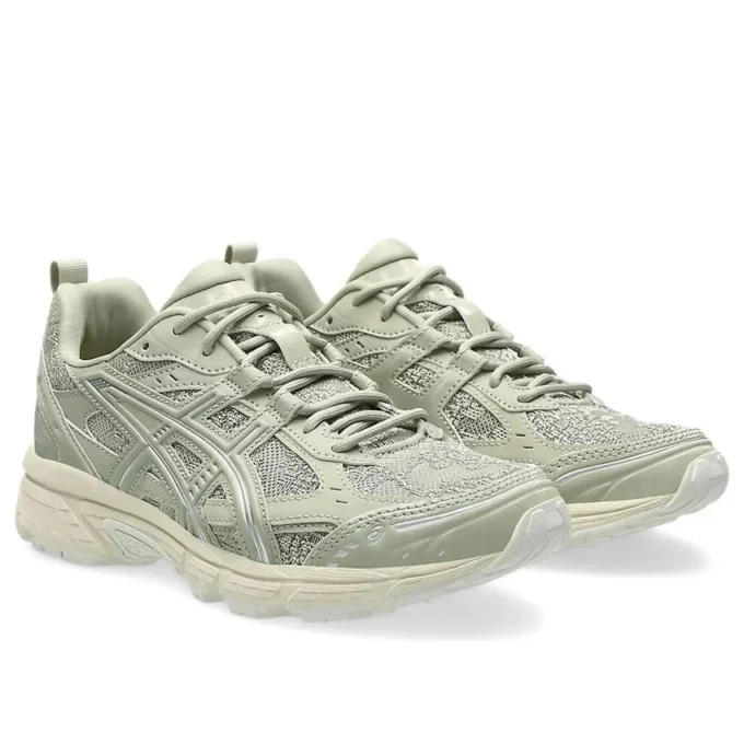 GEL-Nunobiki «Dried Leaf Green Pure Silver»