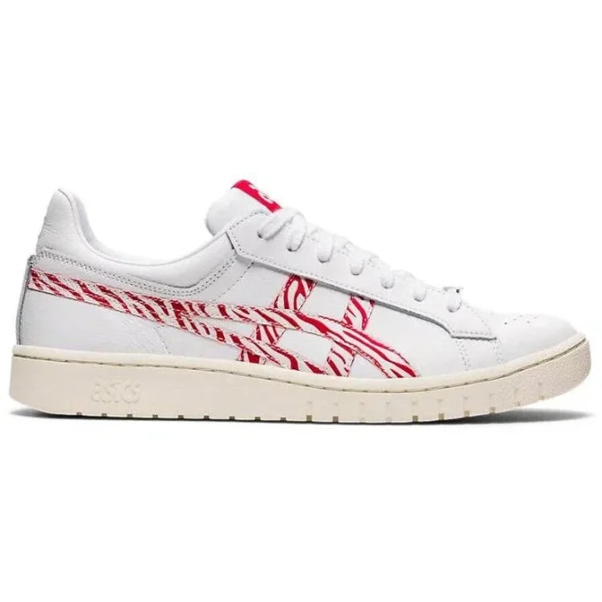 GEL-PTG Weiss Rot Freizeitschuhe «White Red»
