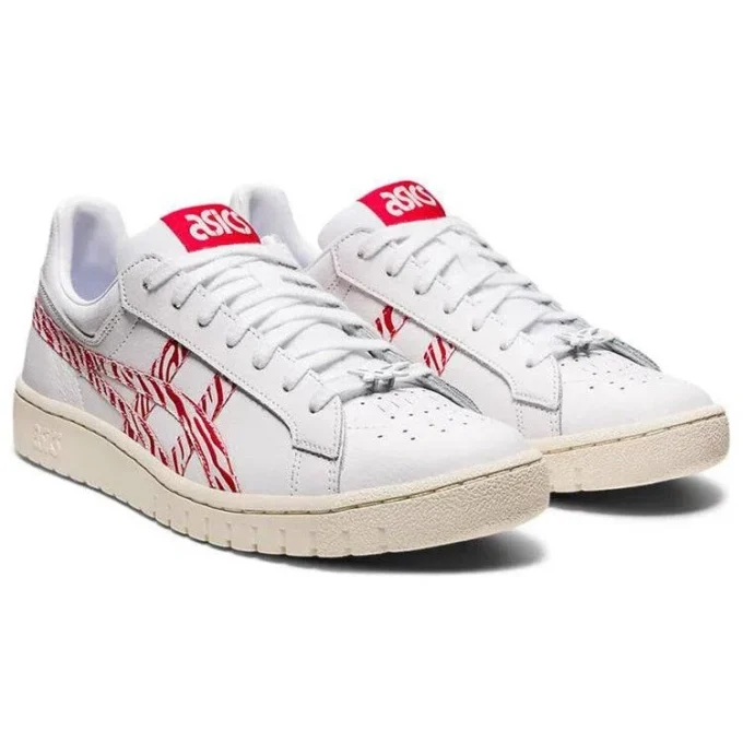 GEL-PTG Weiss Rot Freizeitschuhe «White Red»