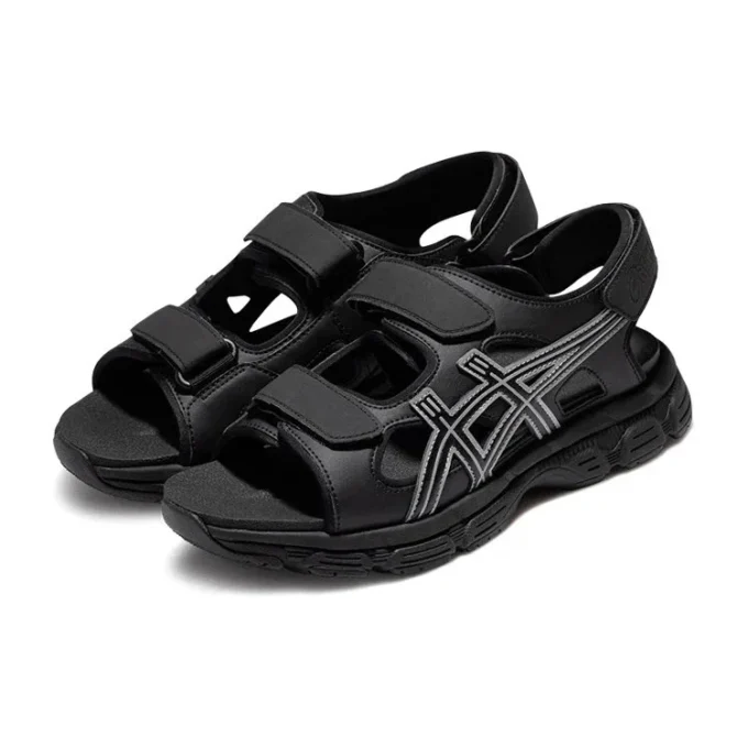 Kahana Sd Outdoor Sports Unisex-Sandalen «Black Silver»
