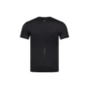Lauf-T-Shirt mit reflektierendem Logo „Schwarz“