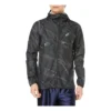 Laufbekleidung Grafik-Webjacke «Schwarz»