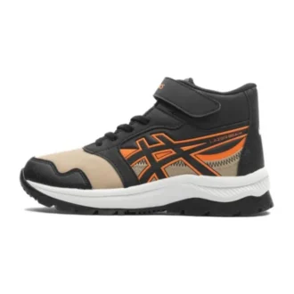 LAZERBEAM High-Top-Sneakers «Black Orange Beige»