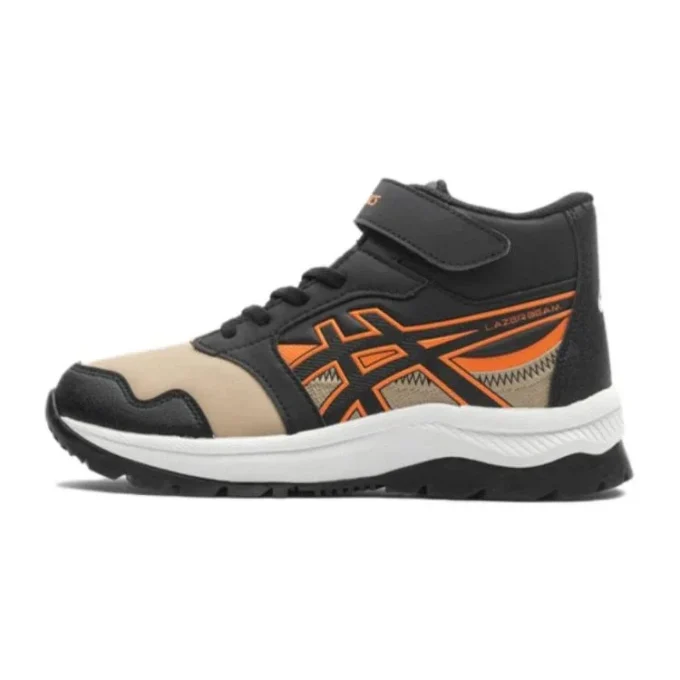 LAZERBEAM High-Top-Sneakers «Black Orange Beige»