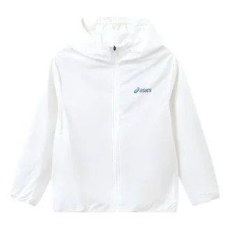 Logo-Jacke „White Blue“