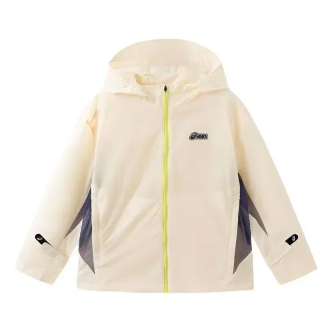 Logo Jacket „Beige Black Yellow“