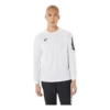 Logo-Langarm-T-Shirt „White“