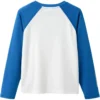 Logo-Langarm-T-Shirt „White“