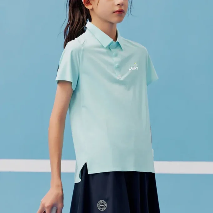 Logo-Poloshirt „Blau“