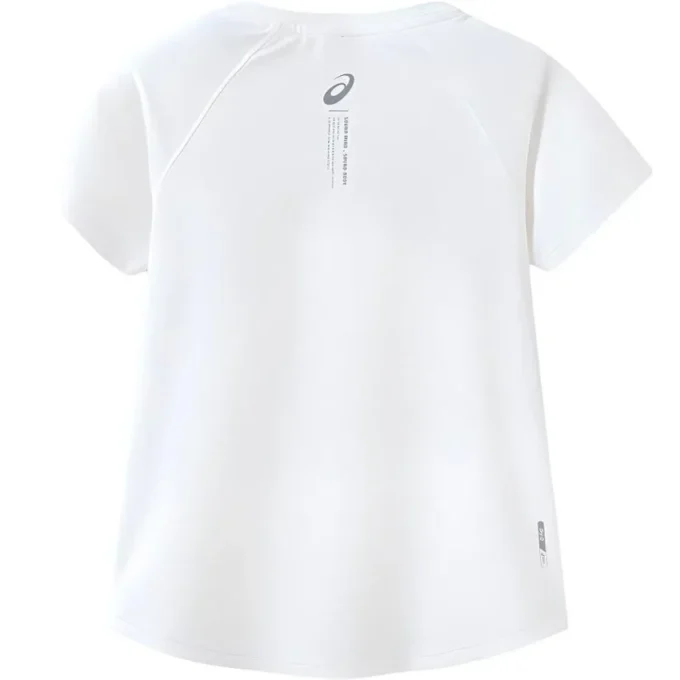 Logo-T-Shirt „Weiss Rosa Grau“