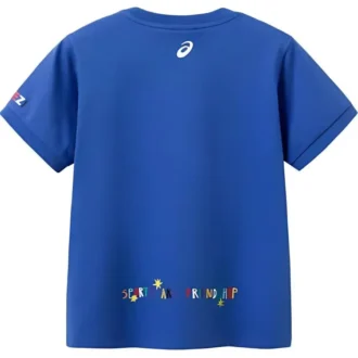 Lässiges bedrucktes T-Shirt „Blue“