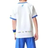 Lässiges bedrucktes T-Shirt «White Blue»