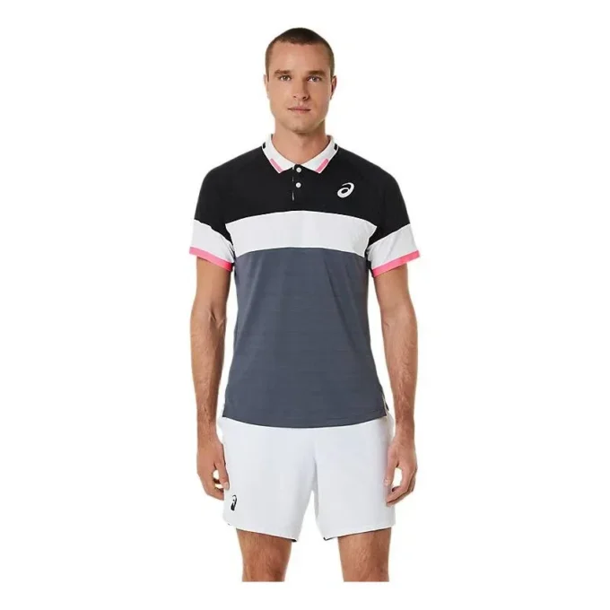 Match Polo-Shirt „Performance Black Carrier Grey“