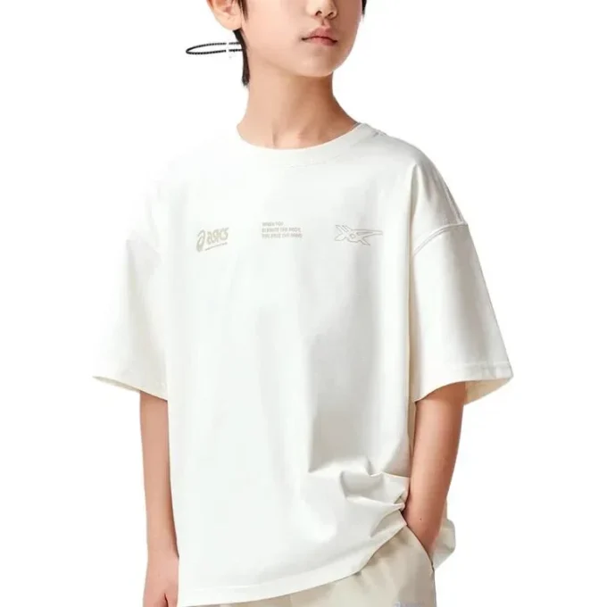 Multi-Logo-T-Shirt «White Beige»